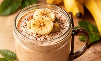 Banana peanut butter smoothie